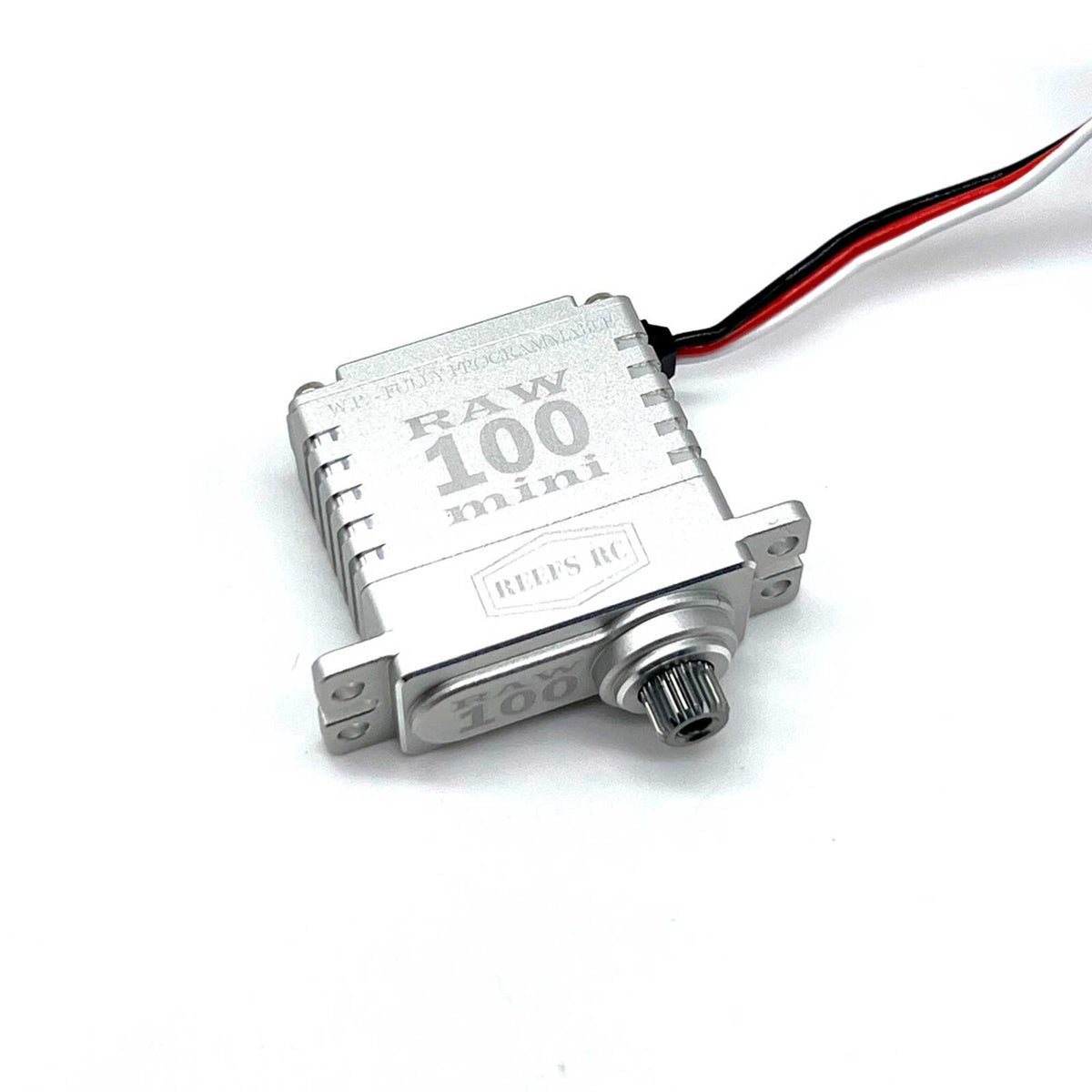 SEHREEFS134 RC RAW 100 Mini Digital Metal Gear Waterproof Programmable Servo, Silver