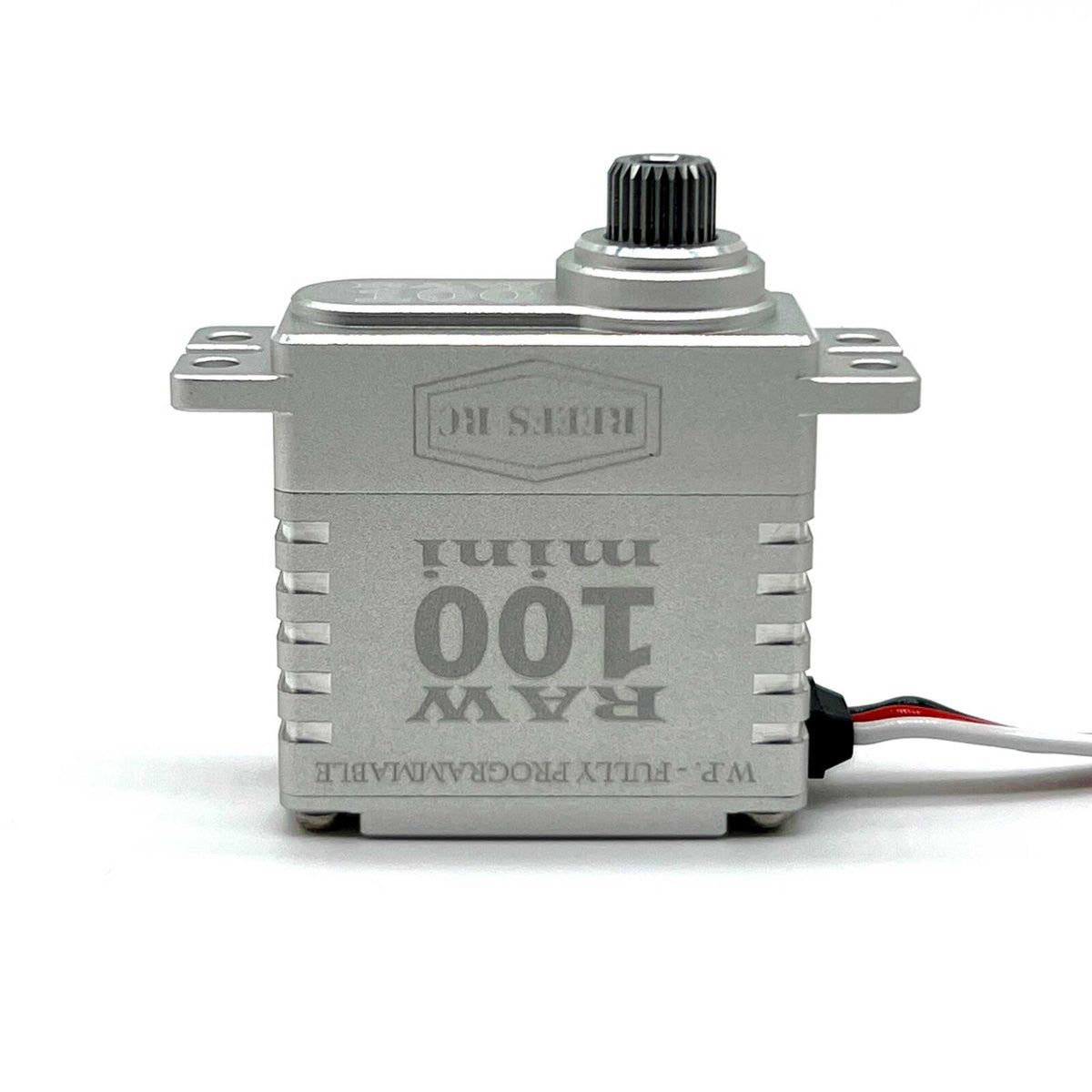 SEHREEFS134 RC RAW 100 Mini Digital Metal Gear Waterproof Programmable Servo, Silver