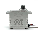 SEHREEFS134 RC RAW 100 Mini Digital Metal Gear Waterproof Programmable Servo, Silver