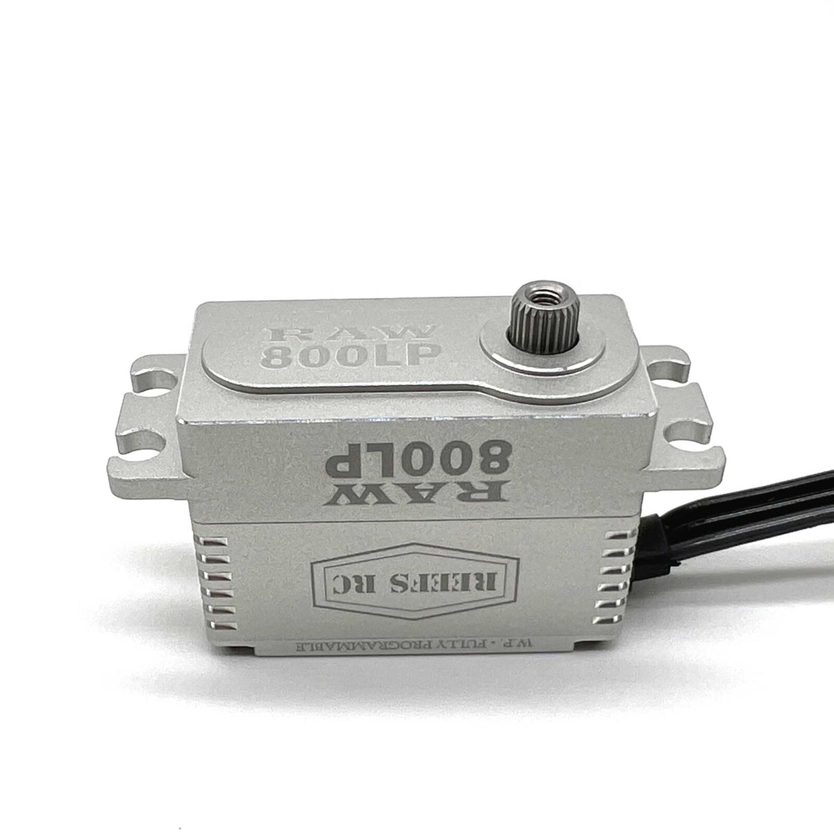 SEHREEFS147 RC RAW 800LP Low Profile Digital Metal Gear Waterproof Programmable Servo, Silver