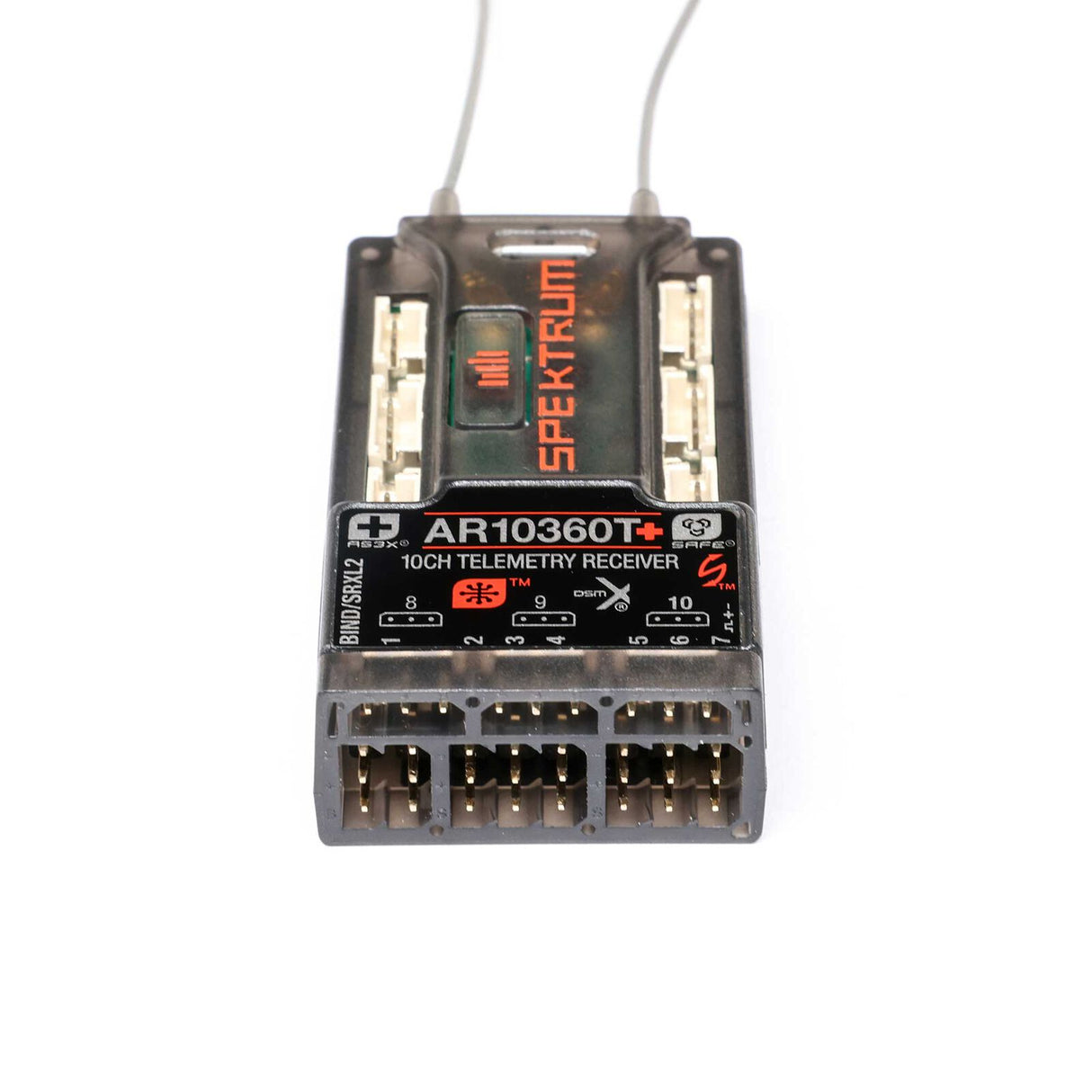 SPM-1034 AR10360T+ DSMX 10-Channel AS3X+ & SAFE Telemetry Receiver
