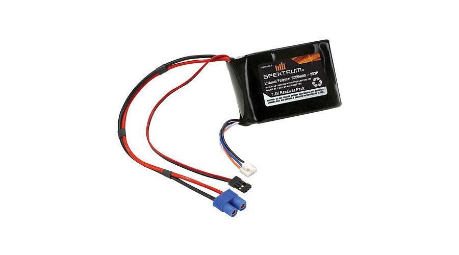 LiPo Receiver Pack 6000mAh  by Spektrum