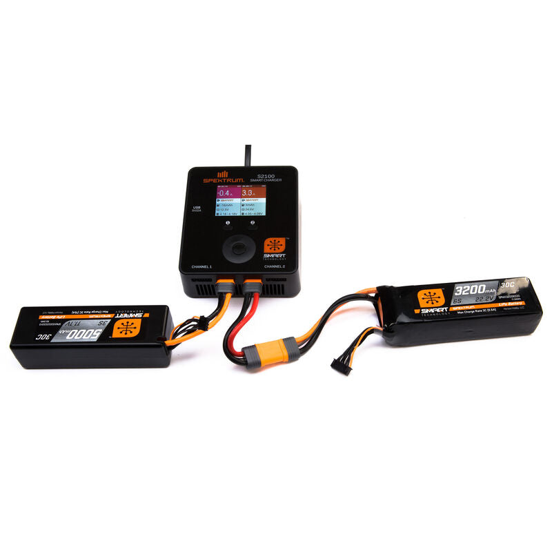 14.8V 5000mAh 4S 30C Smart LiPo Hardcase LiPo Battery: IC5