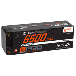 15.2V 6500mAh 4S 120C Smart Pro Race Hardcase HV-LiPo Battery: Tubes, 5mm - SPMX64S120HT - SPMX64S120HT