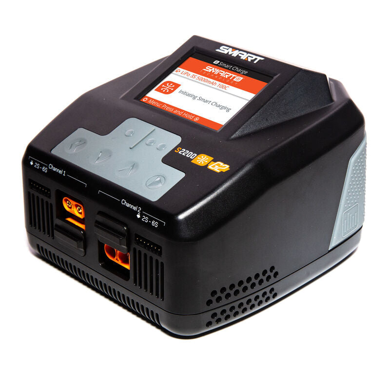 Smart G2 Powerstage 8S Surface Bundle 4S 5000mAh LiPo Battery (2) S2200 G2 Charger - SPMXG2PS8