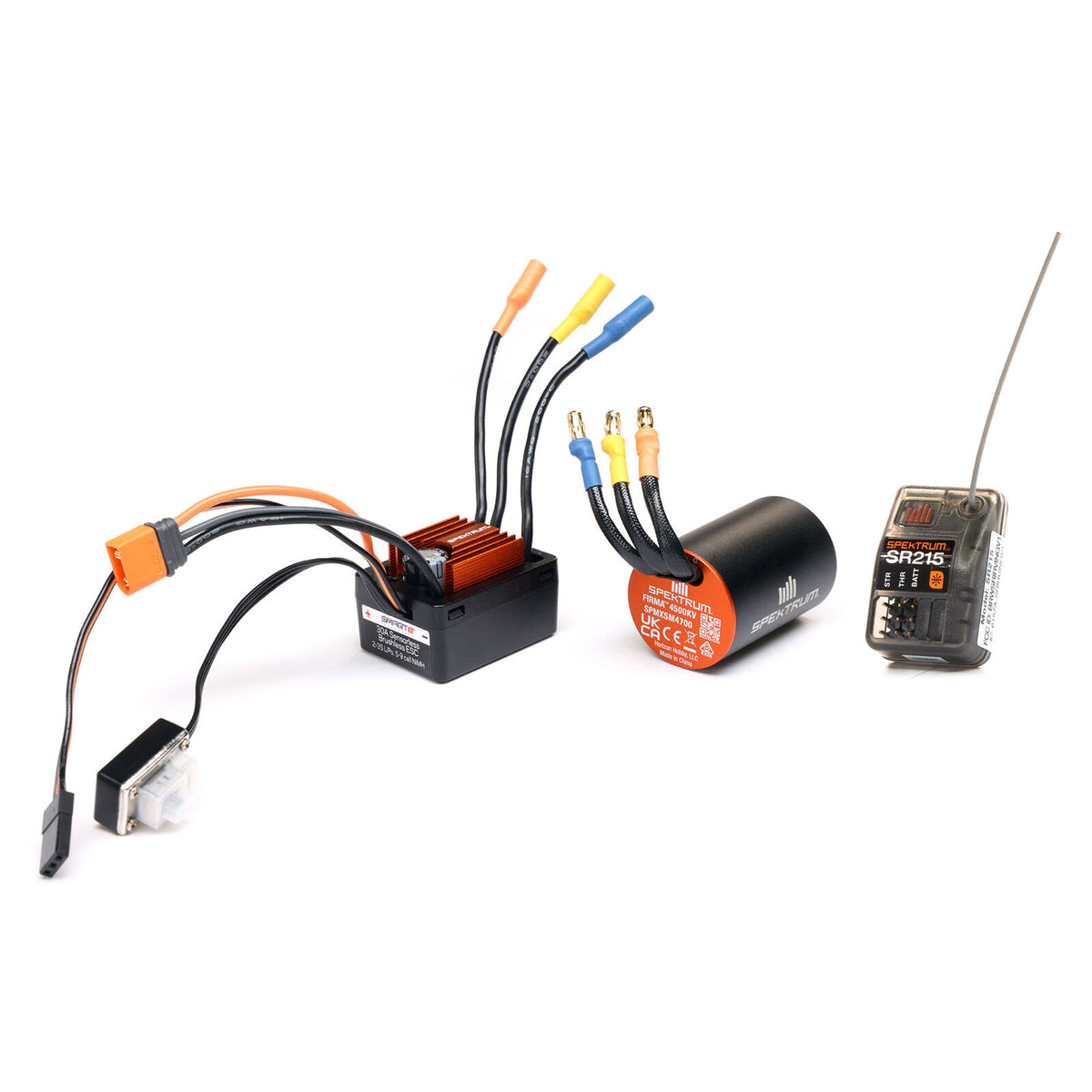 SPMXSEMC25 Accessories Firma Brushless Motor / ESC / Receiver Combo, 4500Kv: NASCAR