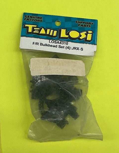 LOSA4310 F/R Bulkhead Set (4):JRX-S