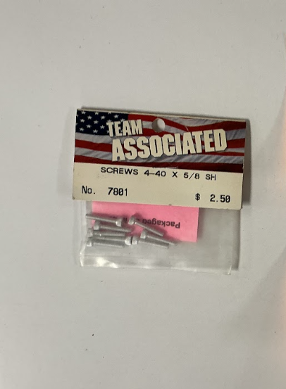 ASC7801 SCREWS 4-40 X 5/8 SH