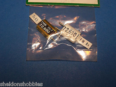 FUTABA CRYSTAL SET (FM 72.690) TX/RX CHANNEL 45 #FMC-445