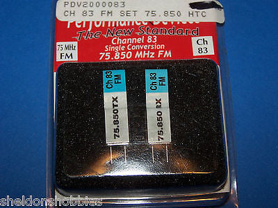 PERFORMANCE (HITEC) 75.850 MHz FM SINGLE CONVERSION CH-83 #PDV2000083