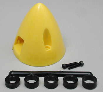 DUBRO 1-1/2" SPINNER YELLOW #263