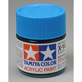 Tamiya Acrylic X14 Gloss, Sky Blue - TAM81014