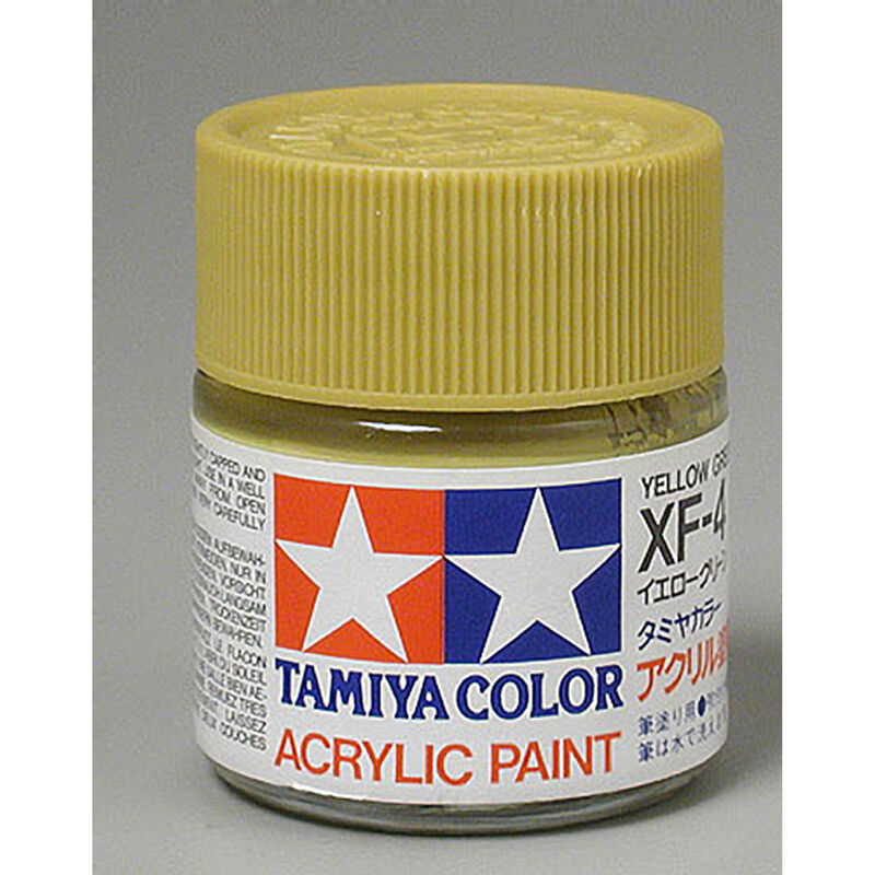 Acrylic XF4 Flat Yellow Green - TAM81304