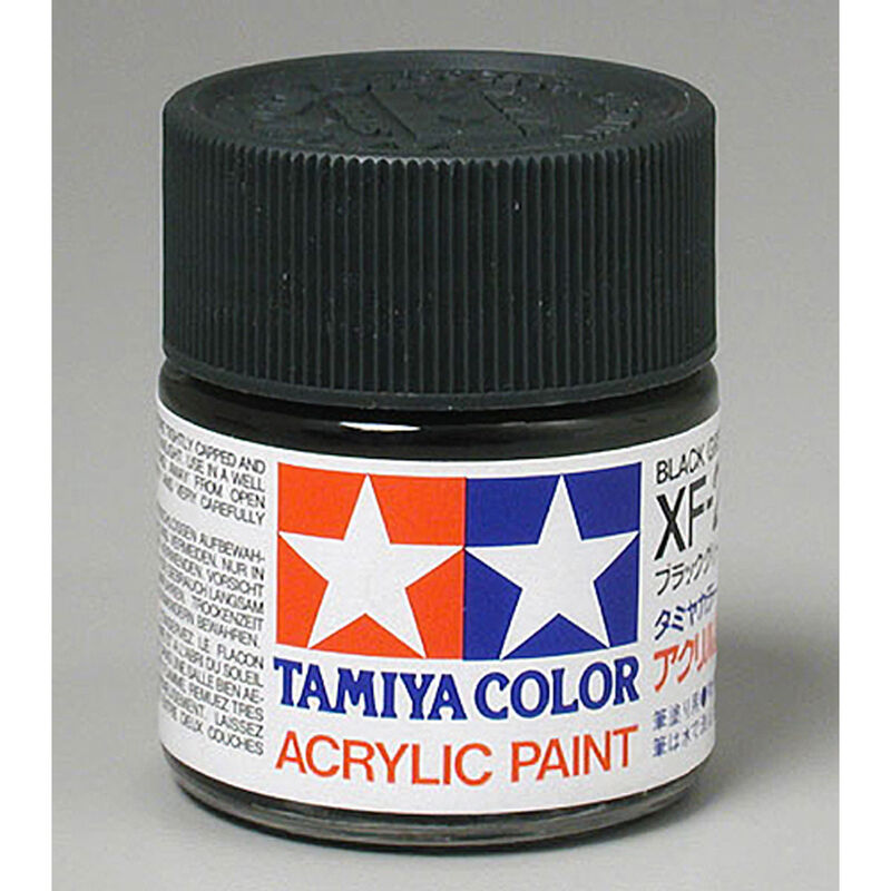 Acrylic XF27 Flat Black Green - TAM81327