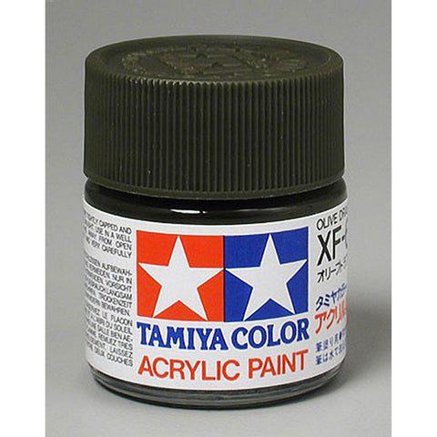 Tamiya Acrylic XF62, Flat Olive Drab - TAM81362