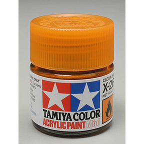Acrylic Mini X26, Clear Orange