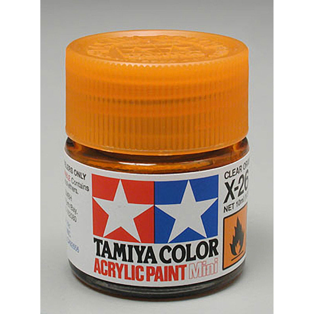 Acrylic Mini X26, Clear Orange - TAM81526