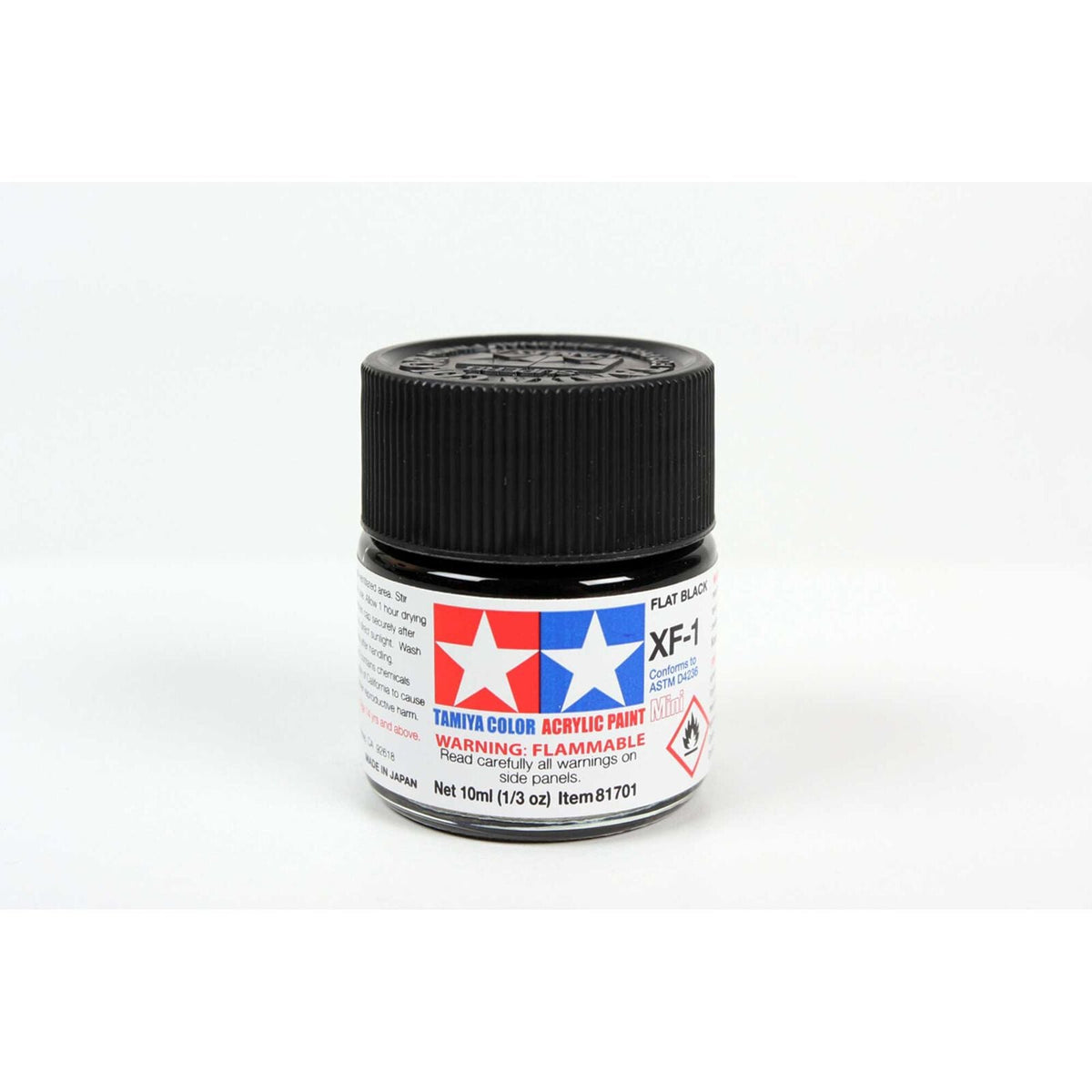 Acrylic Mini XF1 Flat Black - TAM81701