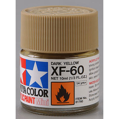Acrylic Mini XF60, Dark Yellow - TAM81760