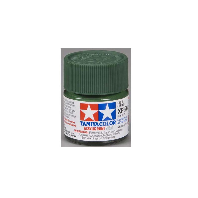 Acrylic Mini XF-26 Deep Green 1/3 oz  (TAMR1726)