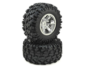 T&W X-Maxx Stn Chrm/Maxx Tire - 7772R