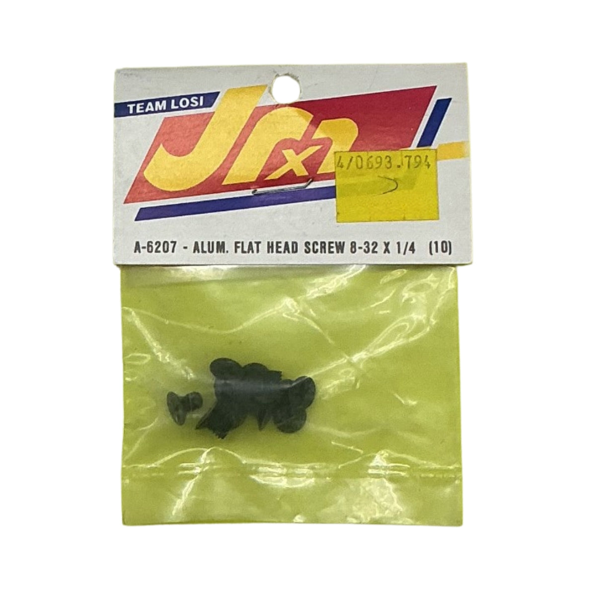LOSA6207 - ALUM. FLAT HEAD SCREW 8-32 X 1/4 (10)