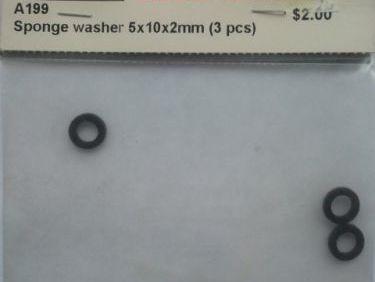 HPI Racing A199 Sponge Washer 5x10x2mm (3 pcs) NITRO/ ELECTRIC  RS4