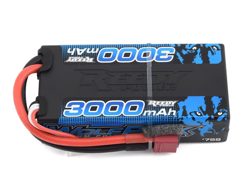 Reedy WolfPack 3S Hard Case Shorty 30C LiPo Battery (11.1V/3000mAh) w/T-Style Connector - ASC759