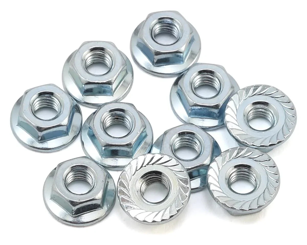 Team Associated M4 Serrated Wheel Nuts (10) - ASC91826