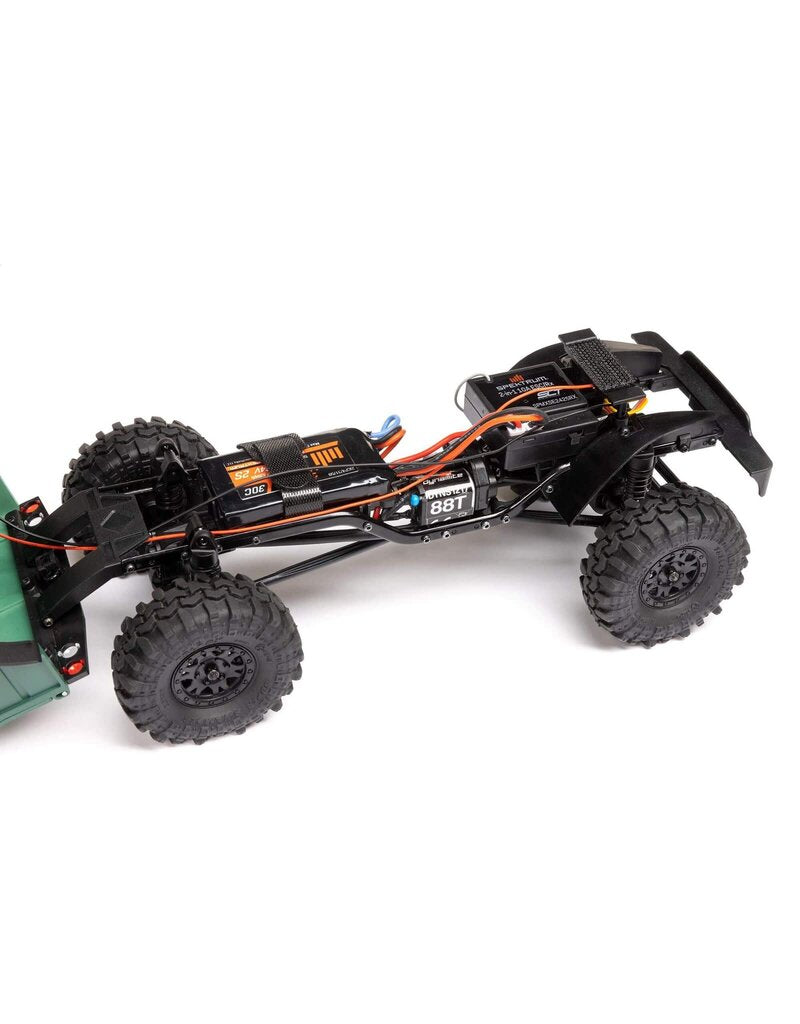 1/24 SCX24 Dodge Power Wagon 4WD Rock Crawler Brushed RTR, Orange (Extra battery DYNB0012) - AXI00007T1