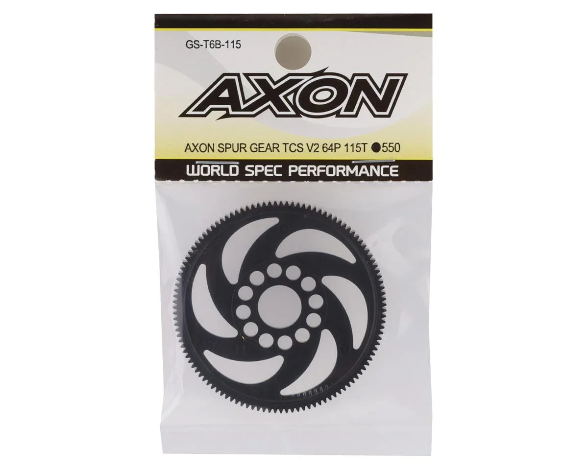 Axon TCS V2 64P Spur Gear (115T) - AXOGS-T6B-115
