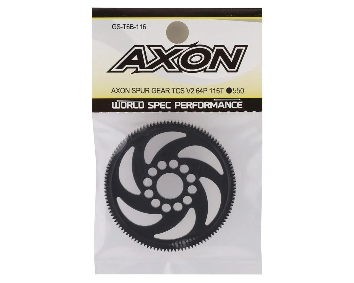 Axon TCS V2 64P Spur Gear (116T) - AXOGS-T6B-116