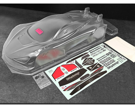 Bittydesign Seven65 1/7 GT Supercar Body (Clear) (Arrma Infraction/Limitless) - BDYGT7-S65o - BDYGT7-S65
