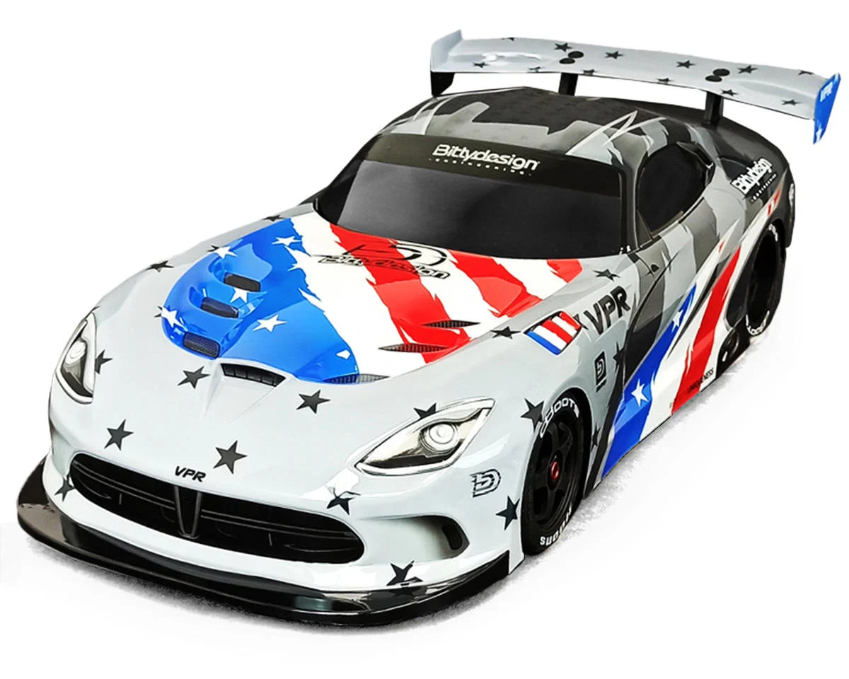 Bittydesign VPR 1/7 Supercar Body (Clear) (Arrma Felony) - BDYGT7-VPR