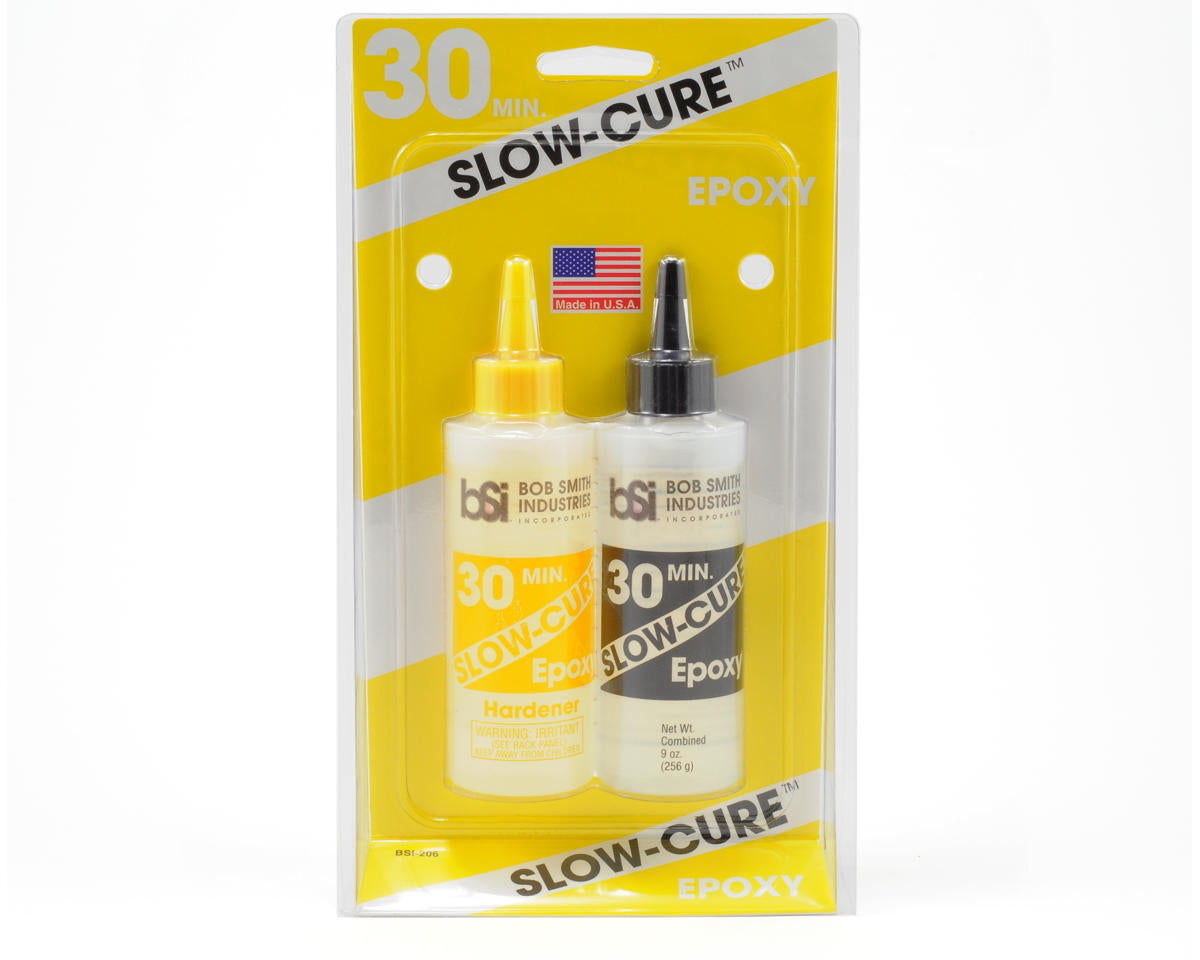 Bob Smith -  SLOW-CURE 30 Minute Epoxy 9oz