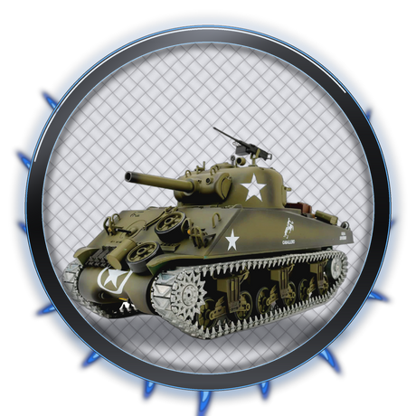 RC Tanks category bubble - carbon ring with blue flames