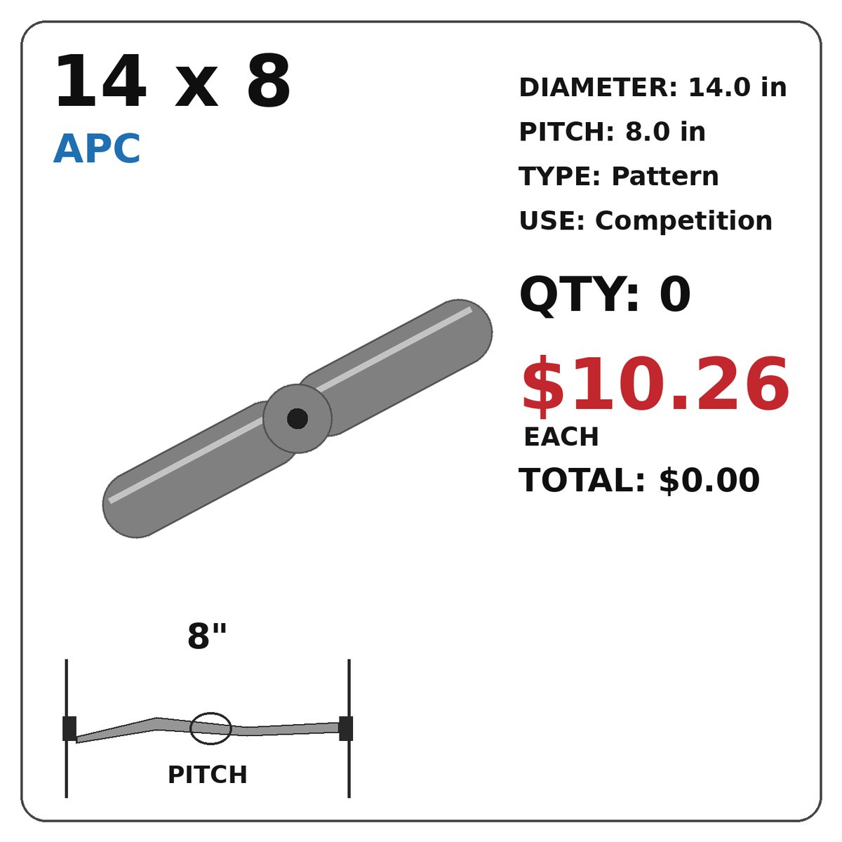 APC 14x8 Propeller
