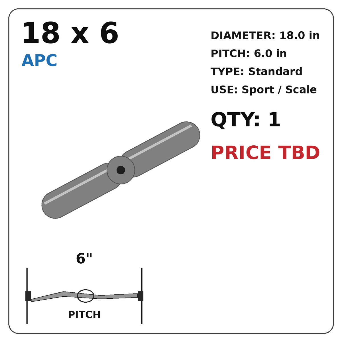 APC 18x6 Propeller