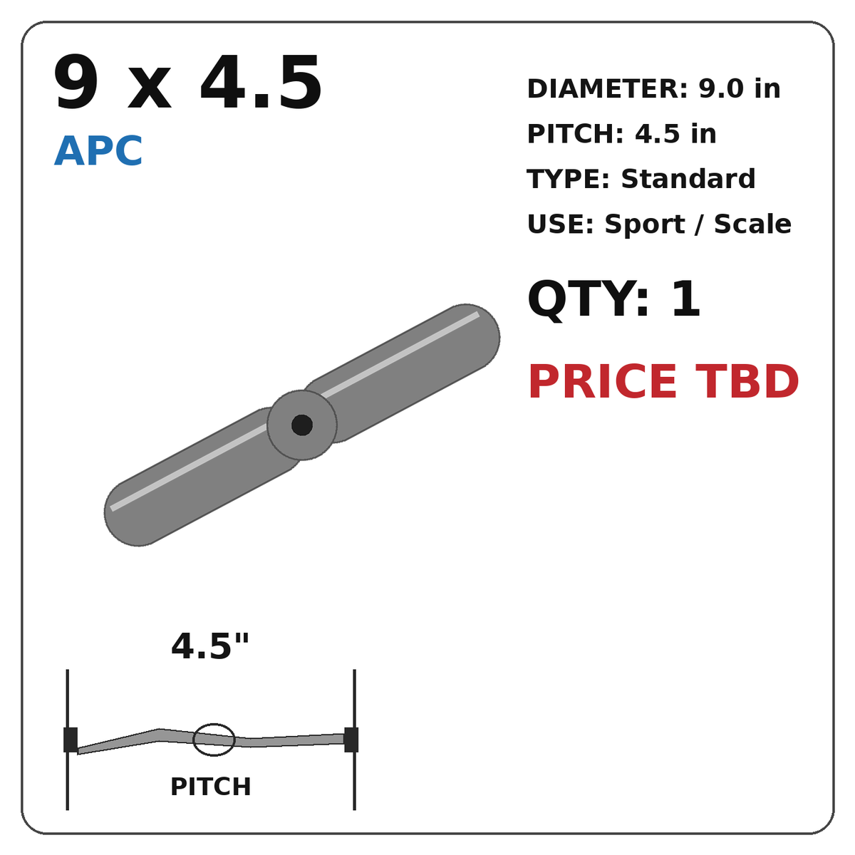 APC 9x4.5 Propeller