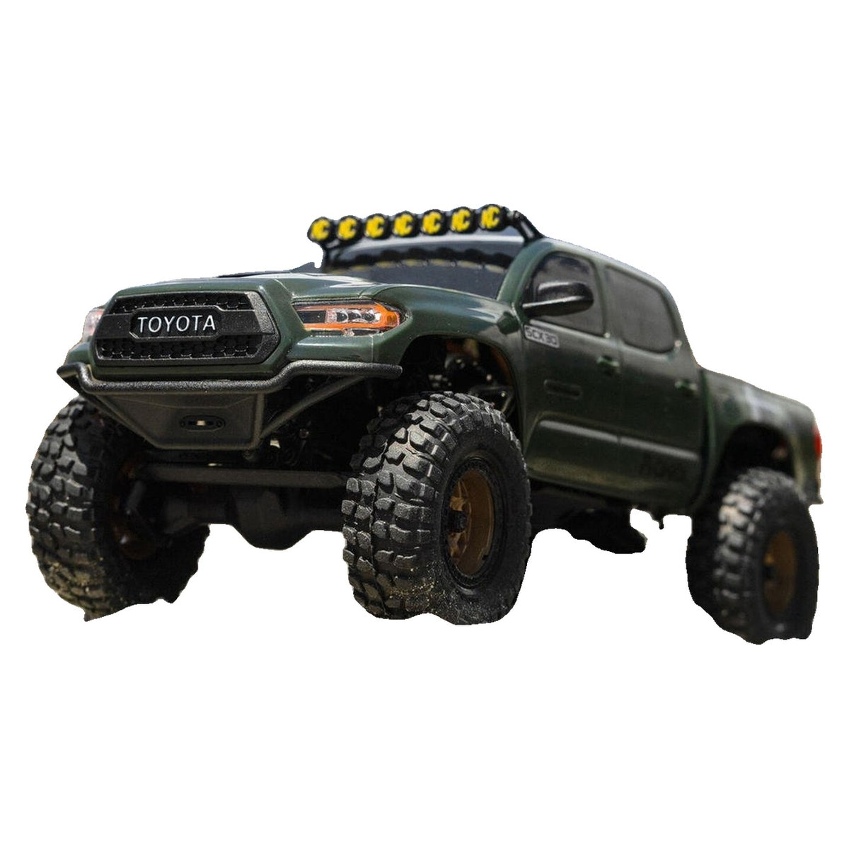 Axial 1/30 SCX30 Toyota Tacoma TRD Pro Extreme Off-Road 4X4 RTR Brushed Rock Crawler (Battery & Charger Included), Green