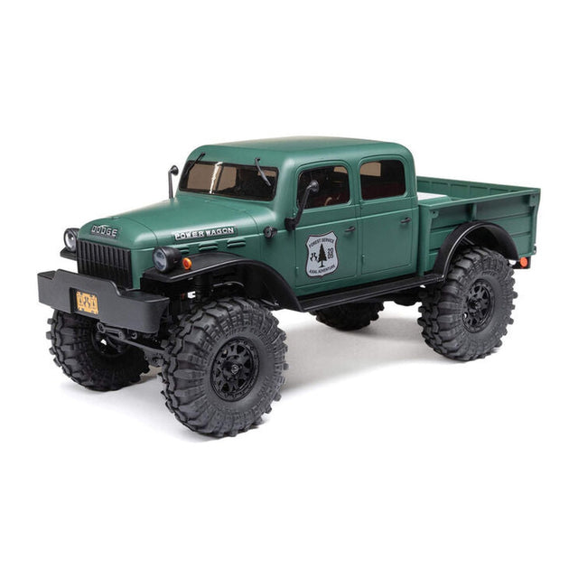 Axial 1/24 SCX24 Dodge Power Wagon 4X4 RTR Brushed Rock Crawler