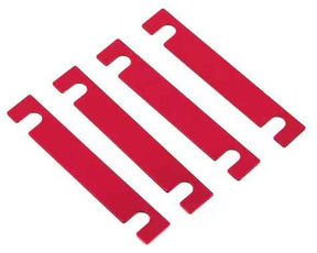 MST Suspension mount spacer 0.5mm (4) (red) - MXS-820063R - MXS-820063R