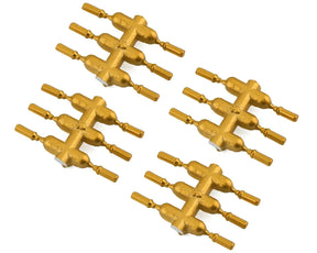 DS Racing Drift Element Scale Lug Nuts (Gold) (24) (Long) - DSC-DEN-2G