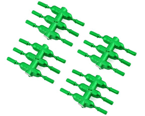 DS Racing Drift Element Scale Lug Nuts (Green) (24) (Long) - DSC-DEN-2GA