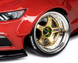DS Racing Drift Element Scale Lug Nuts (Green) (24) (Long)