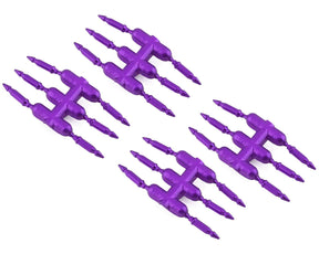 DS Racing Drift Element Scale Bullet Lug Nuts (Purple) (24) - DSC-DEN-3PUA