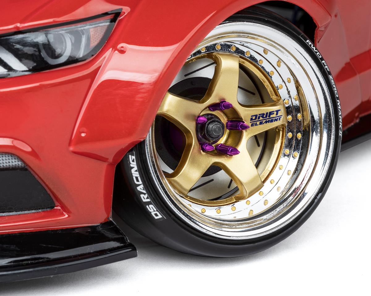 DS Racing Drift Element Scale Bullet Lug Nuts (Purple) (24)