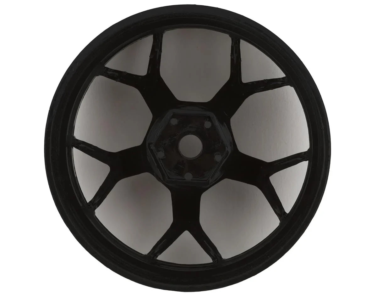 DS Racing Feathery Split Spoke Drift Rim Matte Black 12mm - DSC-DF-004