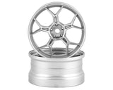 DS Racing Feathery Split Spoke Drift Rim (Chrome) (2) (6mm Offset) - DSC-DF-005