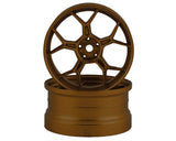 DS Racing Feathery Split Spoke Drift Rim (Bronze) (2) (6mm Offset) - DSC-DF-008